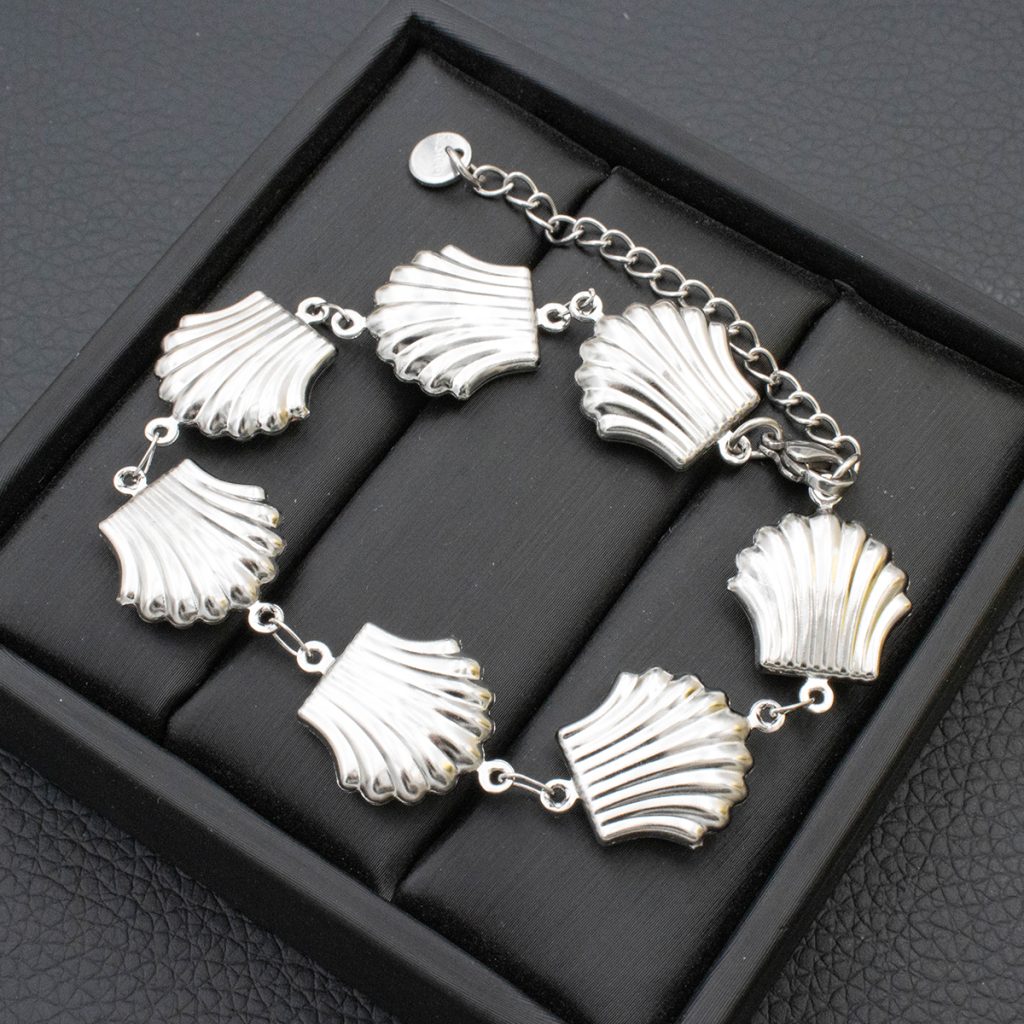 Fashionable shell shaped stainless steel bracelet bracelet bracelet